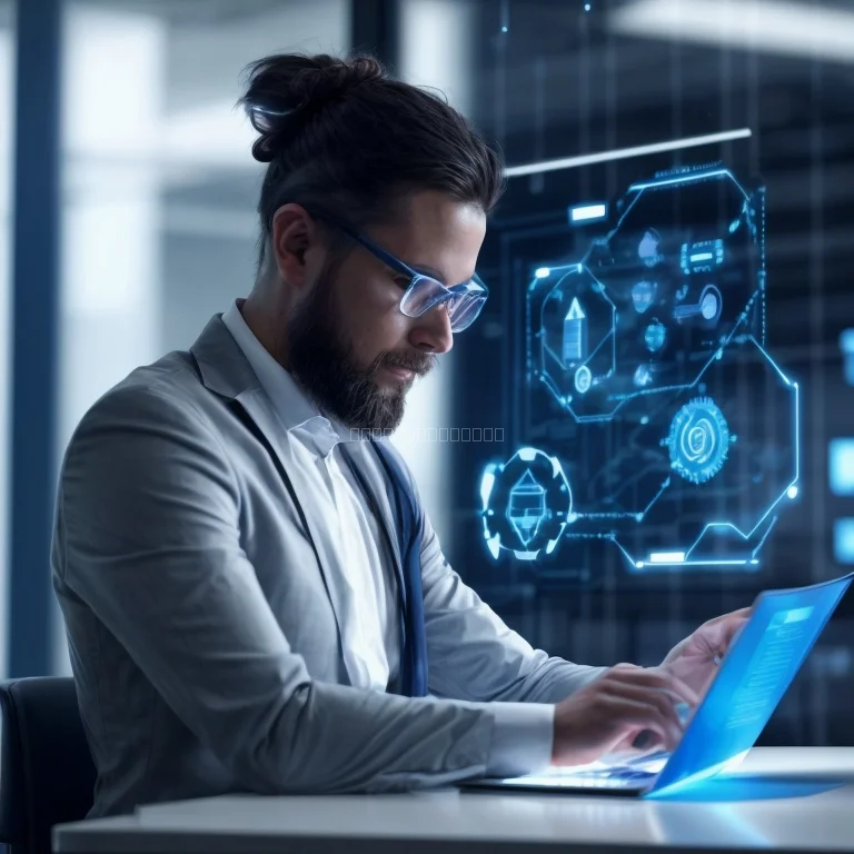 AIが業務を自動化するイメージ